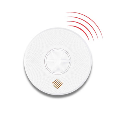 Safe-Tech Heat & Carbon Monoxide AlarmWireless Interlinked Detector With Sealed Battery from B&Q
