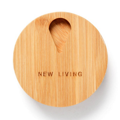  - Pill Organiser Box Natural 11X11Cm Bamboo 7 Day By New Living