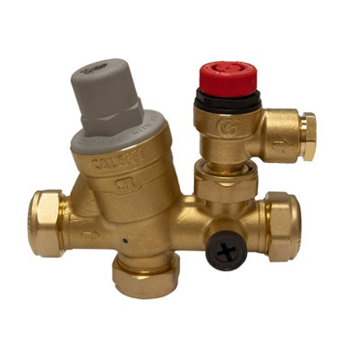 Caleffi 3/6 Bar 22mm Loose Nut Multibloc 533002Cst from B&Q