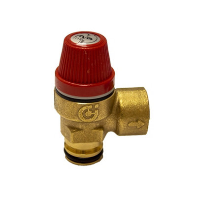 Caleffi 15mm O-Ring Type 6 Bar Pressure Relief Valve 312007Cst from B&Q