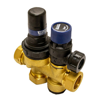 Reliance 1 Piece 3/4.5 Bar 22mm Multibloc Control Valve Cwic355035 from B&Q