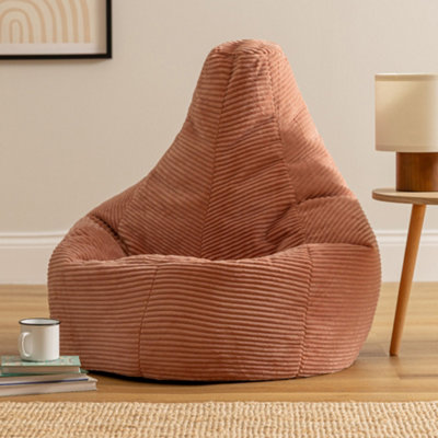 icon Dalton Medium Beanbag Corduroy Dawn Pink from B&Q