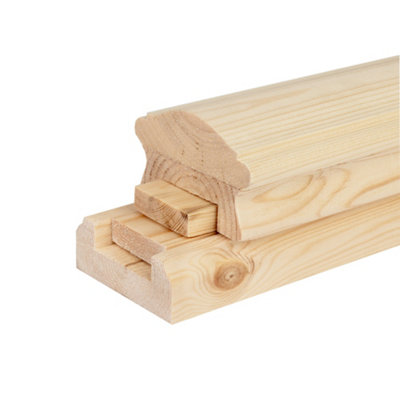 Richard Burbidge 32Mm Lhr Handrail And Base Rail Set 1800Mm