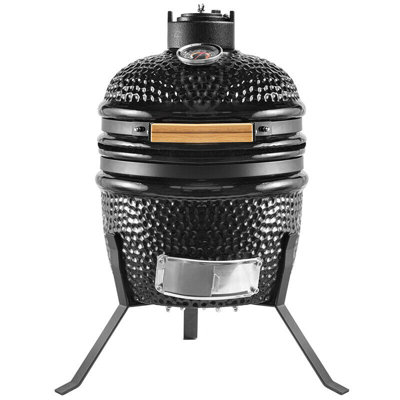Kamado 13" Ceramic Mini Bbq Grill Smoker Egg Charcoal Cooking Oven from B&Q