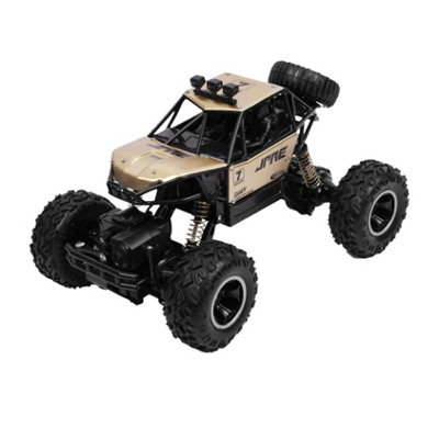 Alivio 6241 Off Road Toy Car, Remote Control Monster Truck, Rc Car With Rechargeable Battery For Kids Dark