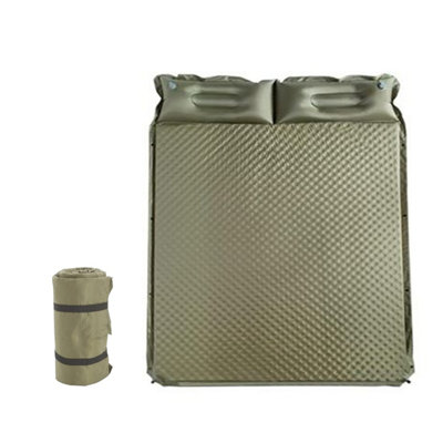 Alivio Waterproof Self Inflating Sleeping Mat 1.5In Memory Foam Camping Pad For Hiking Tent Travel (DoubleGreen) from B&Q