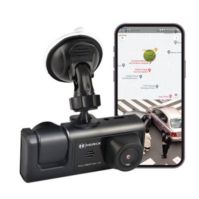 Alivio Night Vision Motion Detection Dash Cam Front And Rear Camera 1080P F/2.0G-Sensor Full Hd Dual Dash In Car Dashcam from B&Q