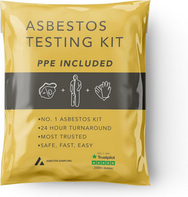 Asbestos Testing Kit (2 Sample)Includes Ppe from B&Q