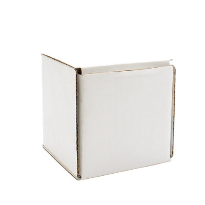 Selfhold Mug Postage Boxes100 X 100 X 100mm Single WallWhite (Pack Of 50) from B&Q