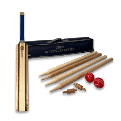 Uber Games Uber Wooden Cricket SetSize H from B&Q