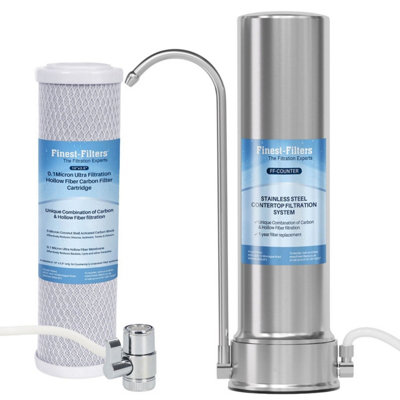 Finest-Filters Stainless Steel Countertop Water Filter System from B&Q