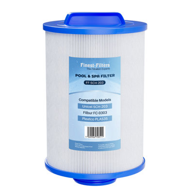 Finest-Filters Spa Filter Cartridge For Pleatco Plas35 / Unicel 5Ch-203Ff-5Ch-203 from B&Q
