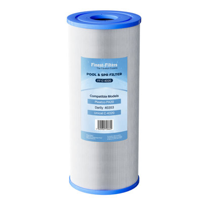 Finest-Filters Hot Tub Filter For Pleatco Pa20 / Darlly 40203 / Unicel C-4320 from B&Q