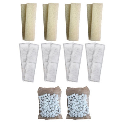 Finest-Filters 8 X Compatible Foam And 8 X Polymax Filter Cartridges And 2 X 170G Biomax For Fluval U4 from B&Q