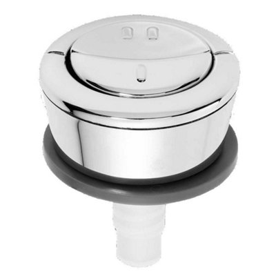 FNX Bathrooms Wirquin Jollyflush Dual Flush Chrome Push Button Replacement from B&Q