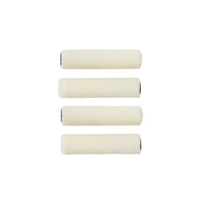 Licktools Pile Recycled Polyester 4" Roller Sleeve, Pack Of 4 Medium