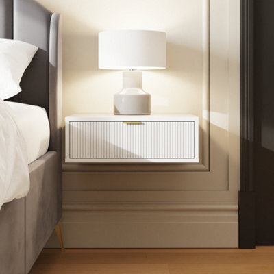 Sienna Wall Mounted Bedside Table from B&Q