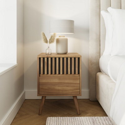  - Rowan 2 Drawer Bedside Table Nightstand
