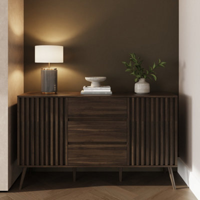 Gfw Rowan Large Sideboard Walnut - Fsc Certified - Image 5