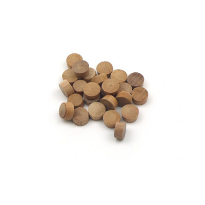 Oakcrafts Grain 1/2" - 12.7Mm Cherry Flat Head End Plug - 25 - Image 4