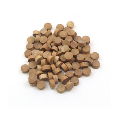  - Oakcrafts1/2"12.7mm Cherry Flat Head End Grain PlugPack Of 100
