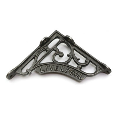 OakcraftsPair Of Antique Cast Iron Liverpool Shelf Brackets125mm X 125mm from B&Q