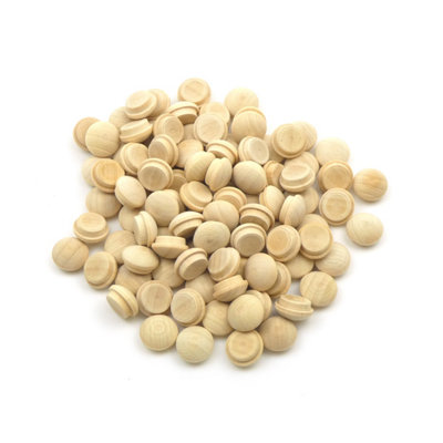 1/2" - 12.7mm Birch Mushroom Plug - Pack of 100 - Image 4