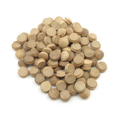 B&Q Oakcrafts - Oak Mushroom Plug 3/4 - Pack Of 100 Grain