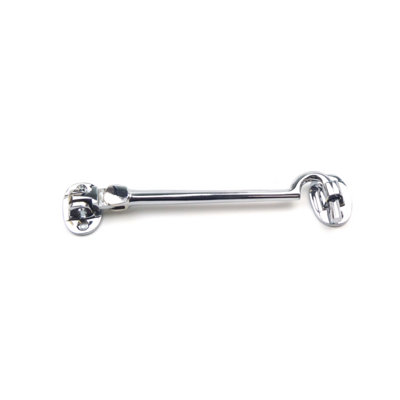 Polished Chrome On Solid Brass Cabin Hook 150mm from B&Q