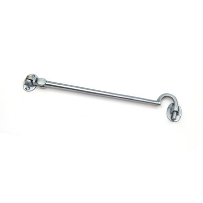 Satin Chrome On Solid Brass Cabin Hook  250mm from B&Q