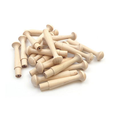 OakcraftsBirch Shaker Peg 3.5"Pack Of 20 from B&Q
