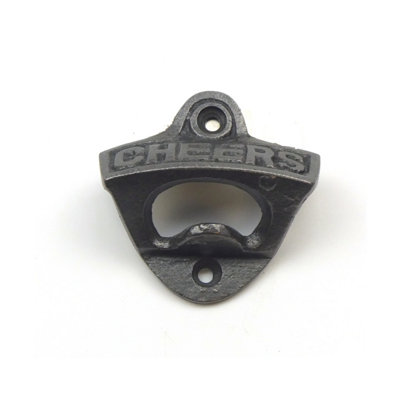 OakcraftsAntique Cast Iron Cheers Bottle Opener from B&Q