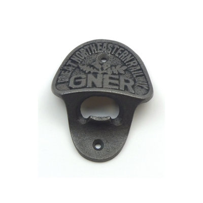OakcraftsAntique Cast Iron Gner Wall Mounted Bottle Opener from B&Q