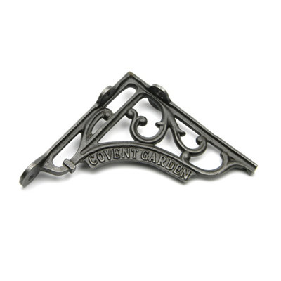 OakcraftsPair Of Antique Cast Iron Covent Garden Shelf Brackets150mm X 150mm from B&Q