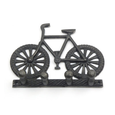 OakcraftsAntique Cast Iron Vintage Style Bicycle Key Hook165mm X 130mm from B&Q