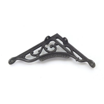 OakcraftsPair Of Antique Cast Iron London 'oxford Circus' Shelf Brackets195mm X 170mm from B&Q