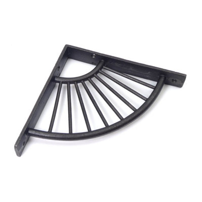 OakcraftsPair Of Antique Cast Iron Sunrise Design Shelf Brackets180mm X 180mm from B&Q