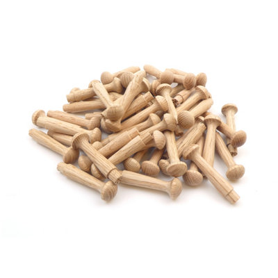 B&Q Oakcrafts - Oak Shaker Peg 2.5" - Pack Of 50