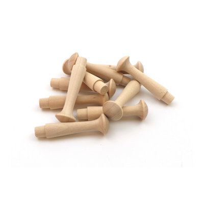  - OakcraftsBirch Shaker Peg 2.5"Pack Of 10