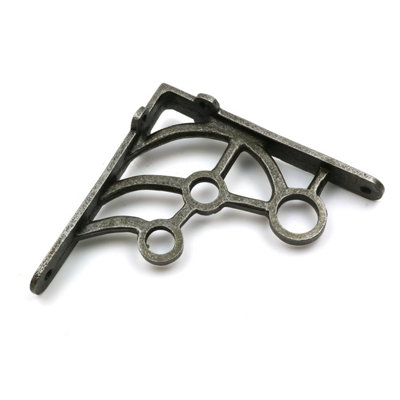 OakcraftsPair Of Beverley Antique Cast Iron Shelf Brackets150mm X 150mm from B&Q