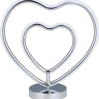 Biznest Heart Led Table Lamp For Bedroom Living Room A Great Addition Best For Gift from B&Q