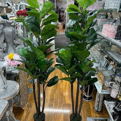 Biznest Artificial Plant Cedar Ball Topiary Tree With Pot Faux Round Shrub Bush Decoration Greenery (Plant 5131 130Cm) from B&Q