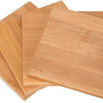 Biznest Set Of Impress Bamboo Stylish And Durable Perfect For Everyday Use (6X Coasters) from B&Q