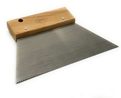 Cca A2 Adhesive Fan Trowel Hand Spreader V Notch For Combing In Pressure Sensitive Adhesive Beads Evenly 18Cm from B&Q