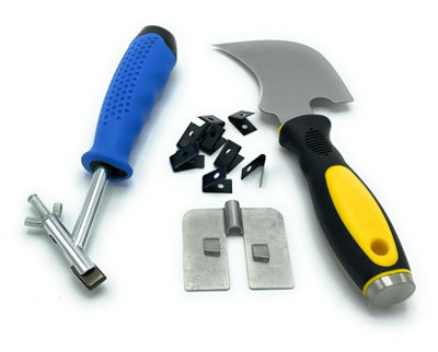 Cca Vinyl Floor Speed U Grooving And Welding Tool KitComplete With Stainless Steel Guide Sledge For Seaming Linoleum