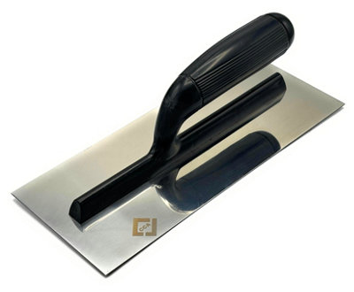 Cca Plastering Floor Screeding Hand Finishing Trowel 11 Inch Stainless Steel For Plaster Screed Cement Mortar Render from B&Q