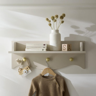 Cuddleco Clara Nursery ShelfCashmere & Ash from B&Q