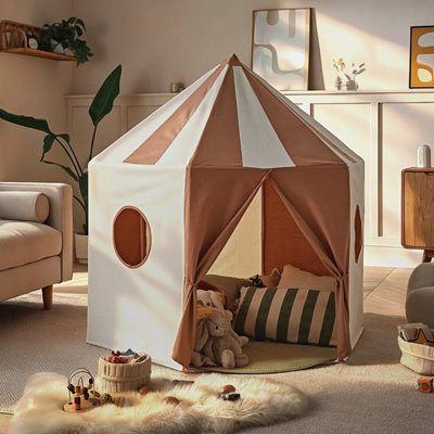 B&Q -  Pavillion Play Tent In TuscanyPerfect Play DenLightweight & Foldable