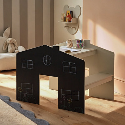 B&Q -  Play House Desk For 2 In Pebble