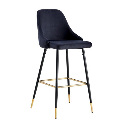 Hygrad Built To Survive Bar Stools Velvet Breakfast Chair Kitchen Pub High Counter Stool Restaurant Size 1